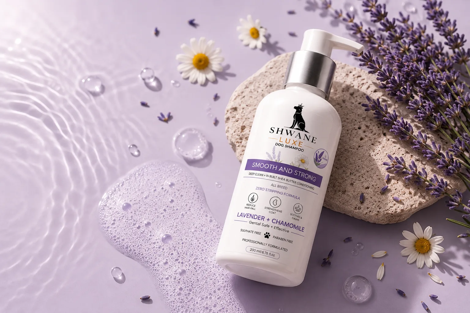 Shwane Luxe Lavender + Chamomile Shampoo
